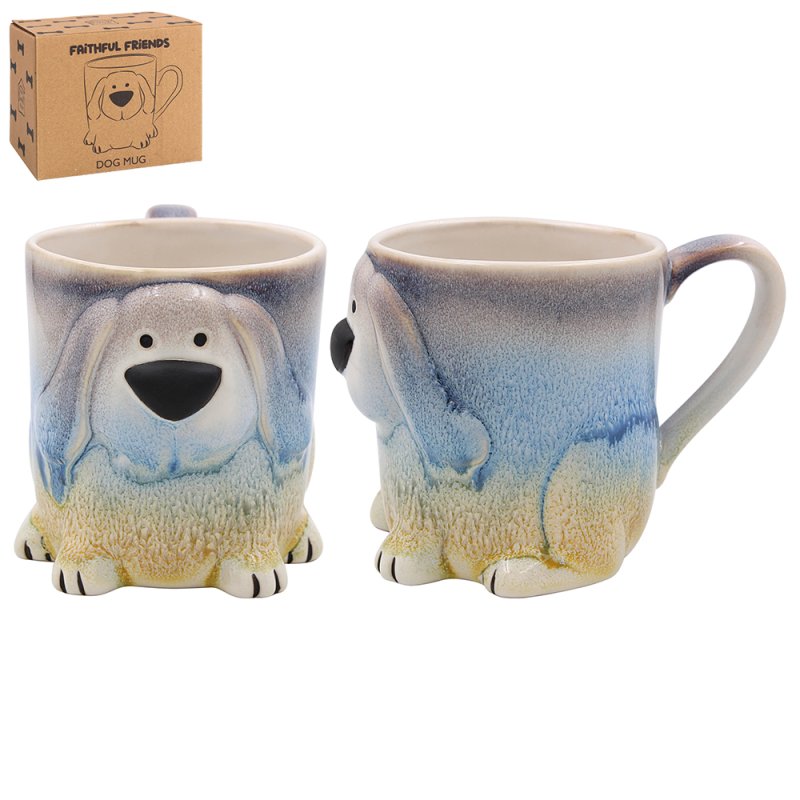 Lesser & Pavey FAITHFUL FRIENDS DOG MUG LP73813