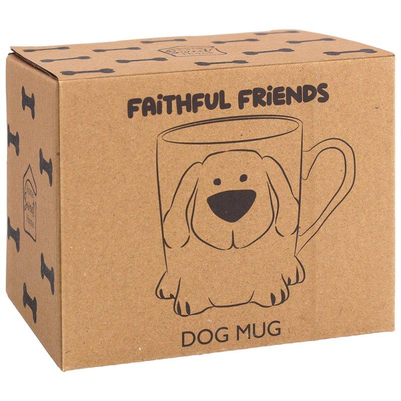 Lesser & Pavey FAITHFUL FRIENDS DOG MUG LP73813