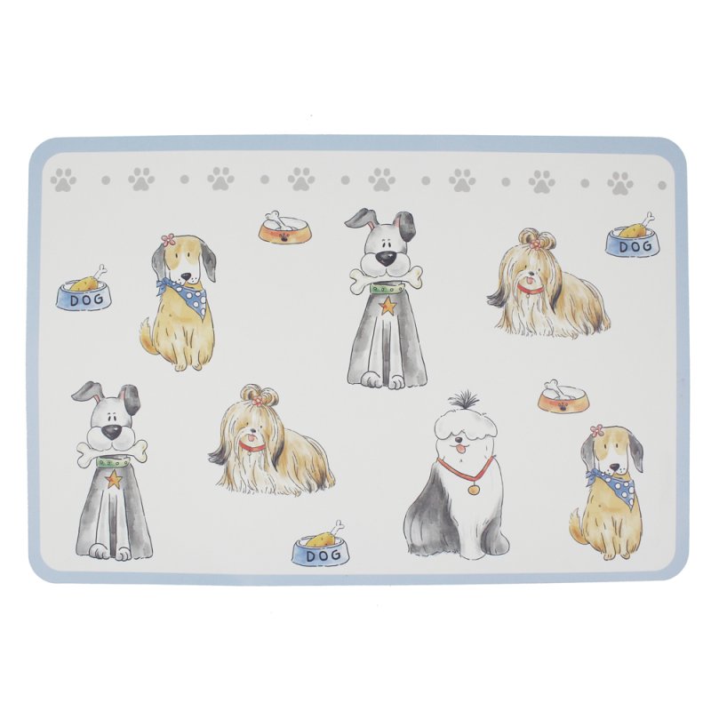 lesser & pavey FAITHFUL FRIENDS DOG PLACEMAT LP74467