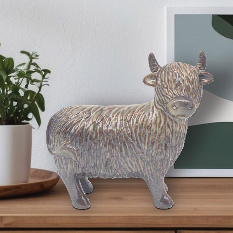 lesser & pavey FARMYARD FUN HIGHLAND COW LGE LP76567