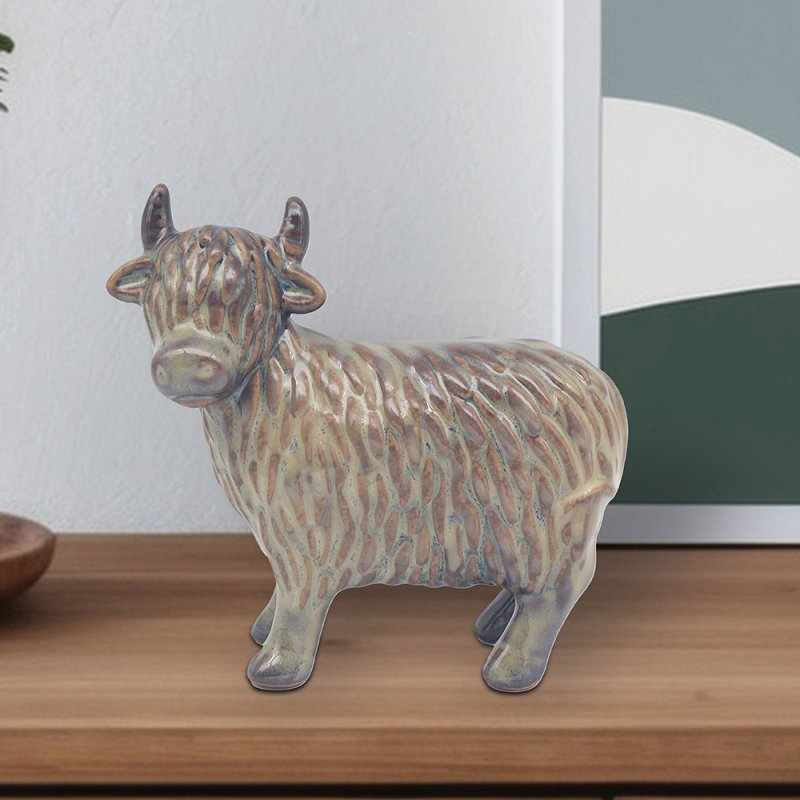 lesser & pavey FARMYARD FUN HIGHLAND COW SML LP76565