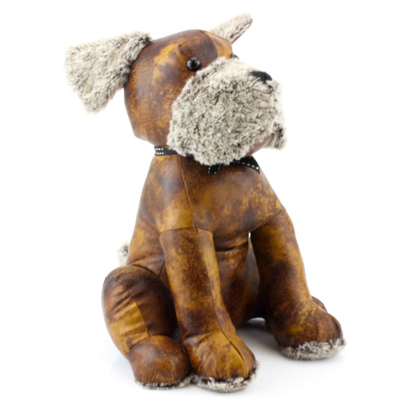 lesser & pavey FAUX LEATHER DOG DOORSTOP LP28644