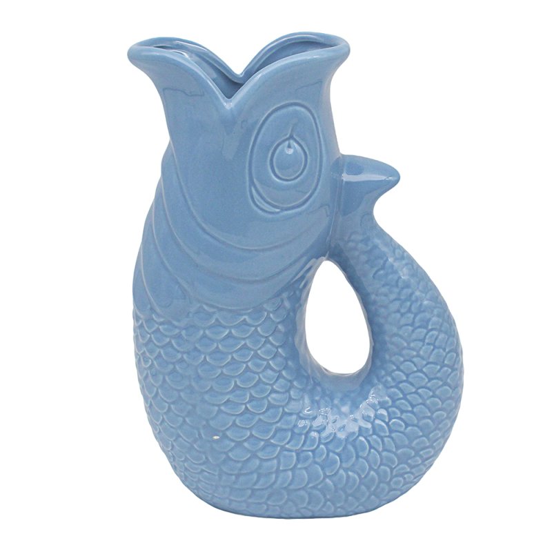 Lesser & Pavey FISH JUG/VASE SAND 26CM LP76748