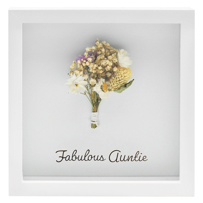 Lesser & Pavey FLOWER PLAQUE FABULOUS AUNTIE LP49646