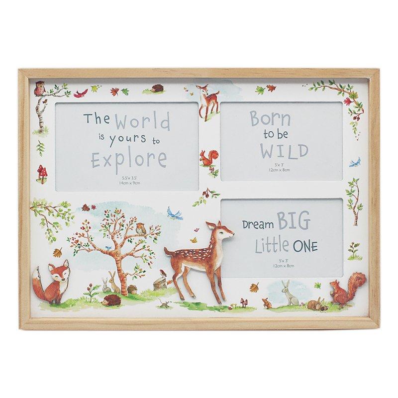 lesser & pavey FOREST FRIENDS COLLAGE FRAME LP74442