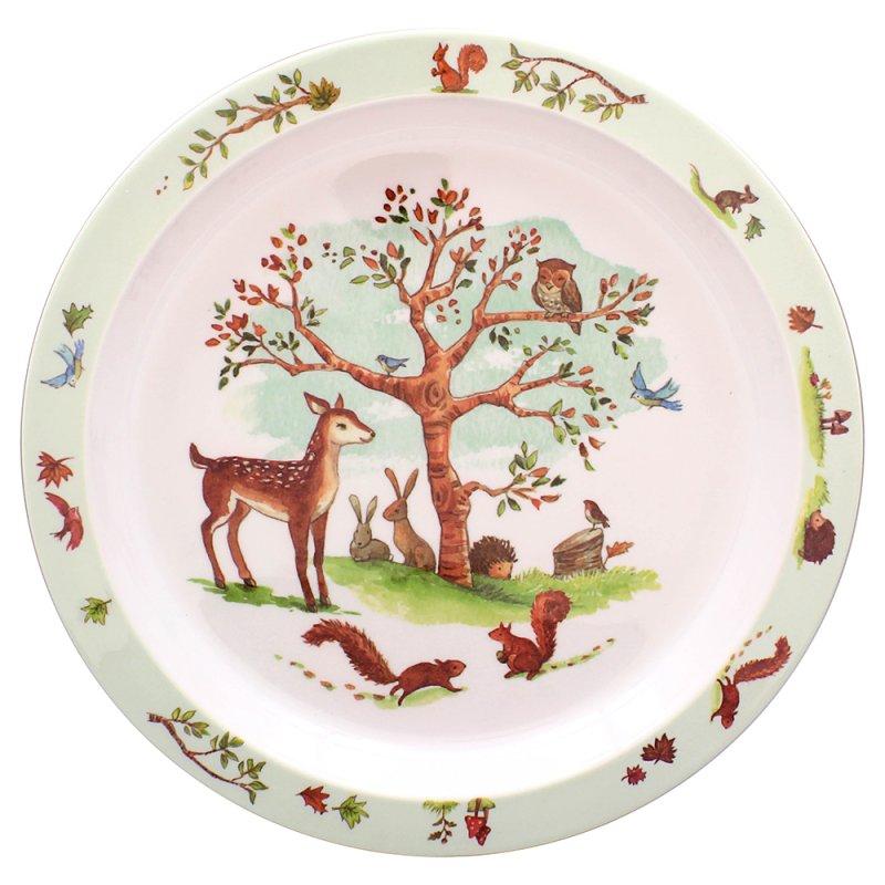 lesser & pavey FOREST FRIENDS PLATE LP74453