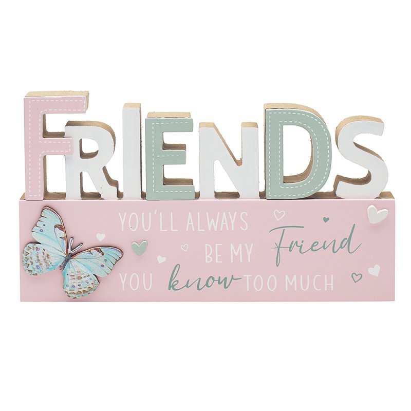 lesser & pavey FRIENDS PLAQUE LP73471