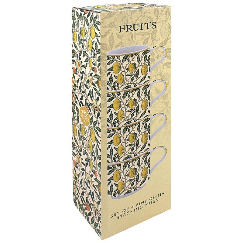 Lesser & Pavey FRUITS STACKING MUGS SET 4 LP96329