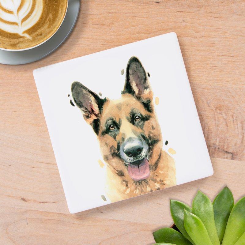 lesser & pavey GERMAN SHEPHERD COASTER LP34271