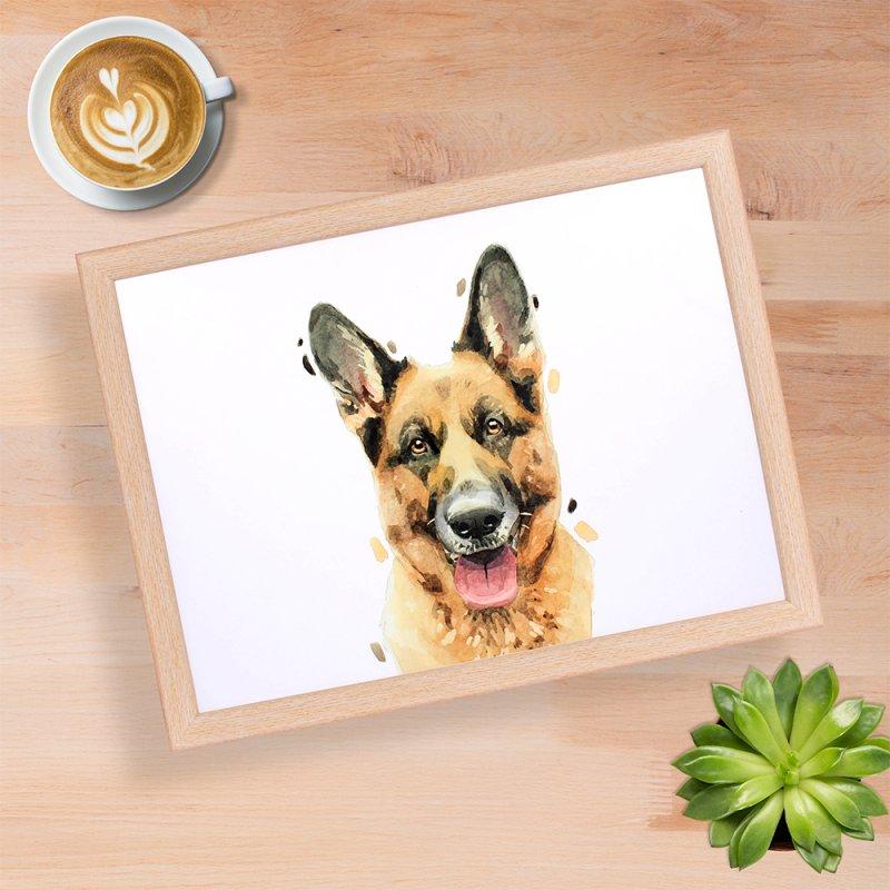 lesser & pavey GERMAN SHEPHERD LAPTRAY LP75184