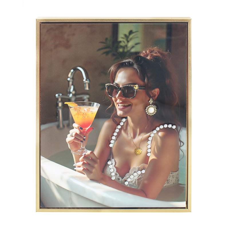 Lesser & Pavey GIRL BATHTIME WALL ART LP76188