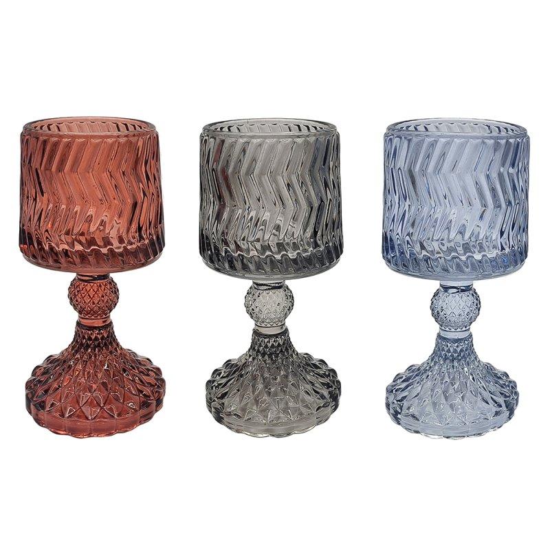 lesser & pavey GLASS CANDLE HOLDER LP74646