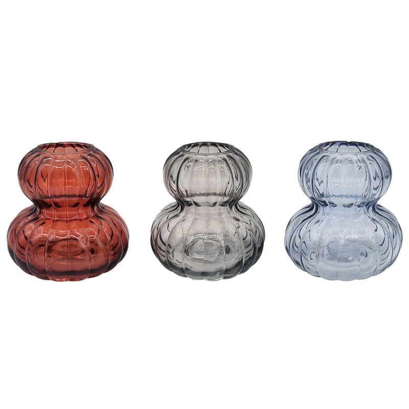 lesser & pavey GLASS VASE 3 ASST LP74650