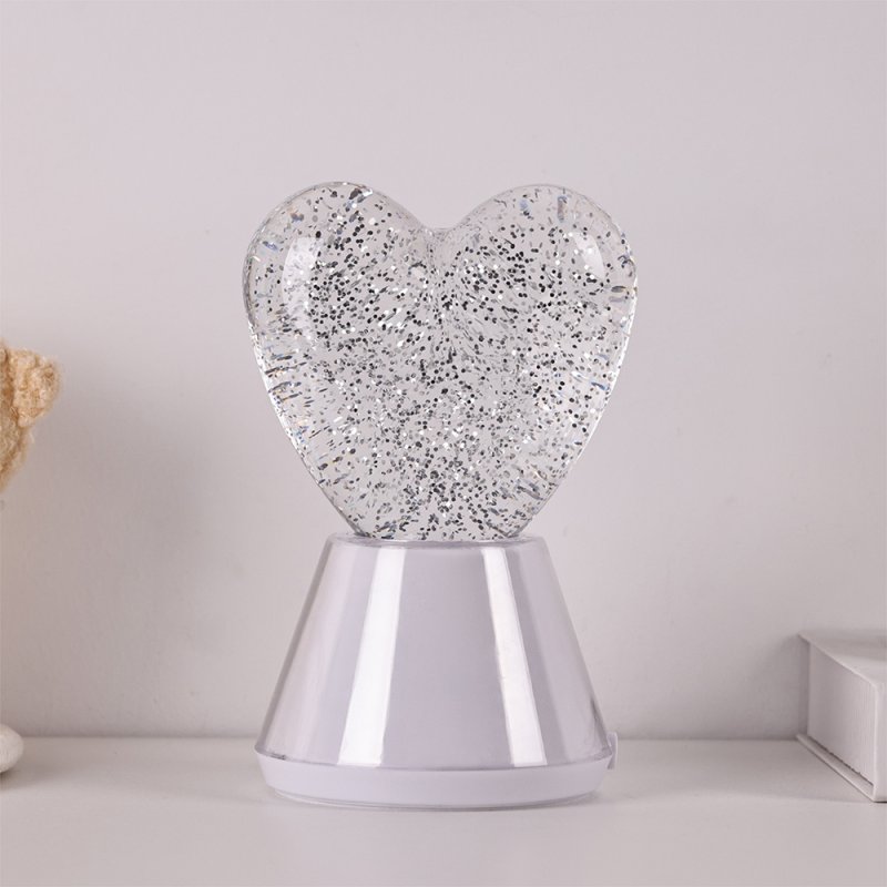 lesser & pavey GLITTER HEART LAMP LP76355