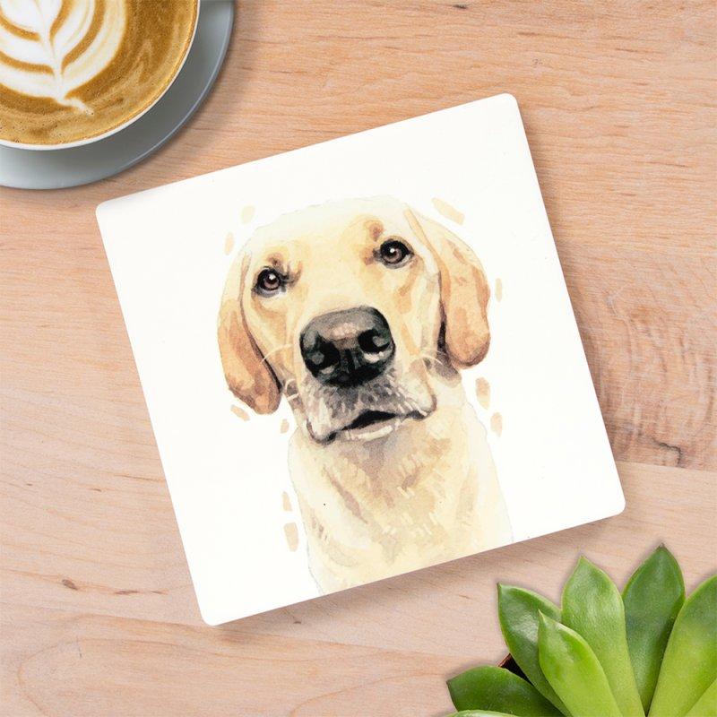 lesser & pavey GOLDEN LABRADOR COASTER LP34274