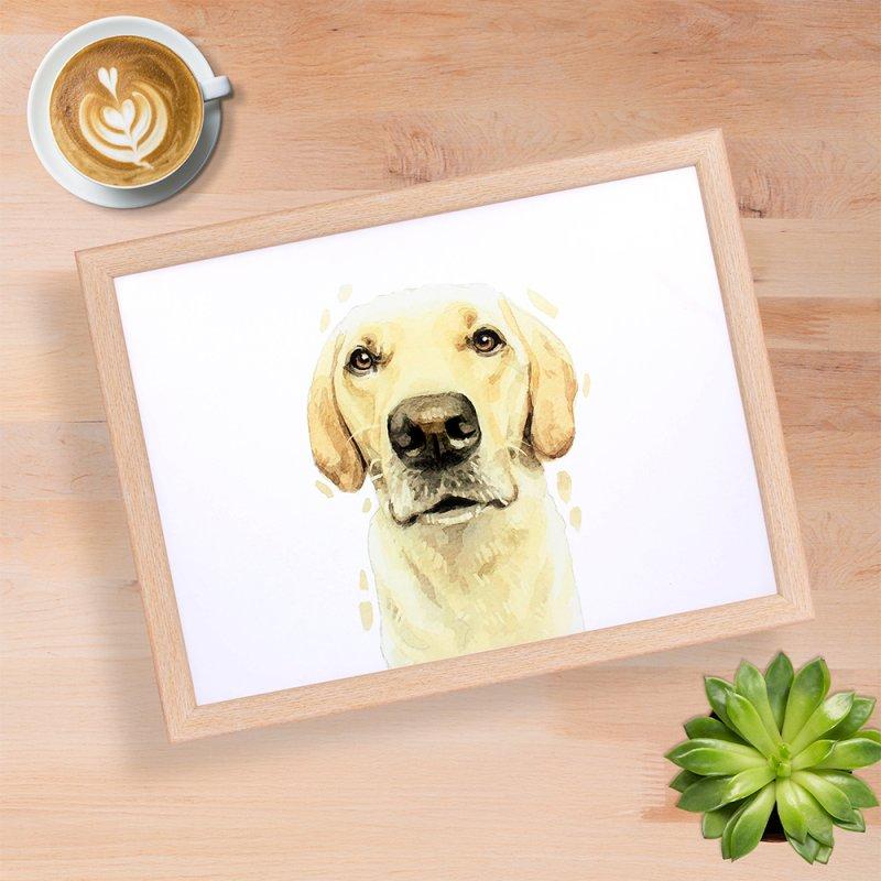 lesser & pavey GOLDEN LABRADOR LAPTRAY LP75187