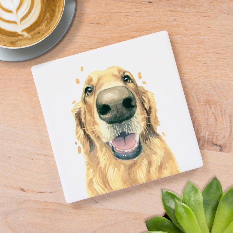 lesser & pavey GOLDEN RETREIVER COASTER LP34276