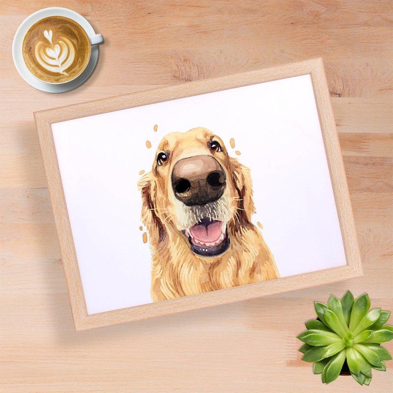 lesser & pavey GOLDEN RETRIEVER LAPTRAY LP75189