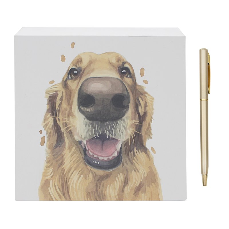 Lesser & Pavey GOLDEN RETRIEVER MEMO BLOCK LP75177