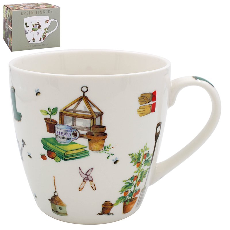 lesser & pavey GREEN FINGERS BREAKAST MUG LP95807
