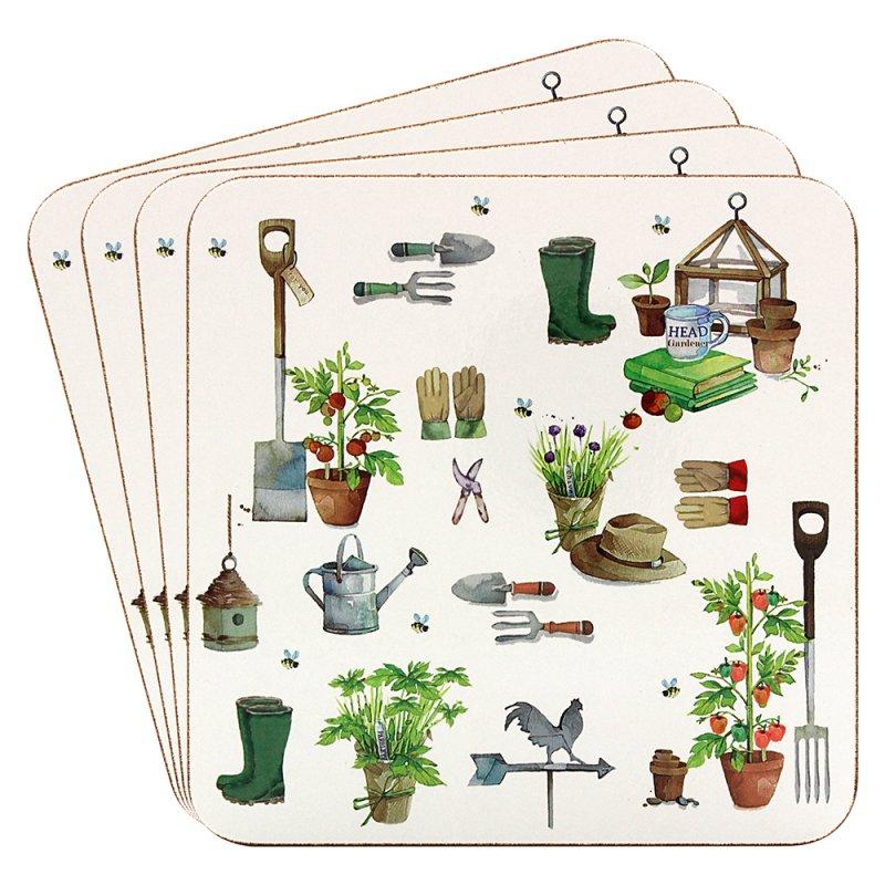 Lesser & Pavey GREEN FINGERS COASTERS S4 LP95809