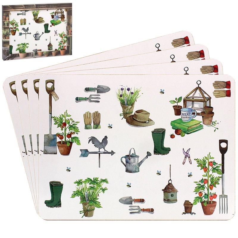 lesser & pavey GREEN FINGERS PLACEMATS S4 LP95810