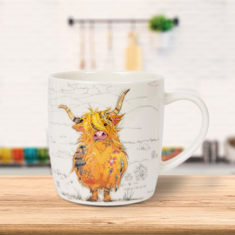 lesser & pavey HAMISH HIGHLAND COW MUG LP34173