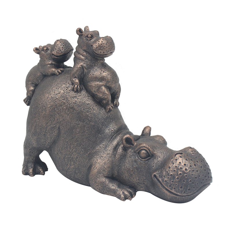 lesser & pavey HAPPY HIPPO WITH BABIES LP75076