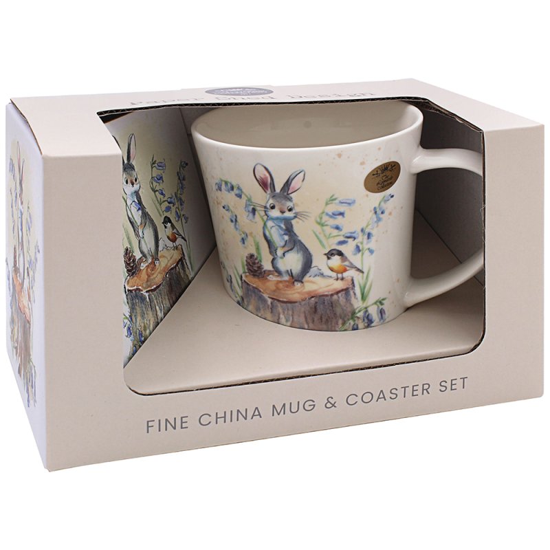 Lesser & Pavey HARE & BIRD MUG & COASTER LP96442