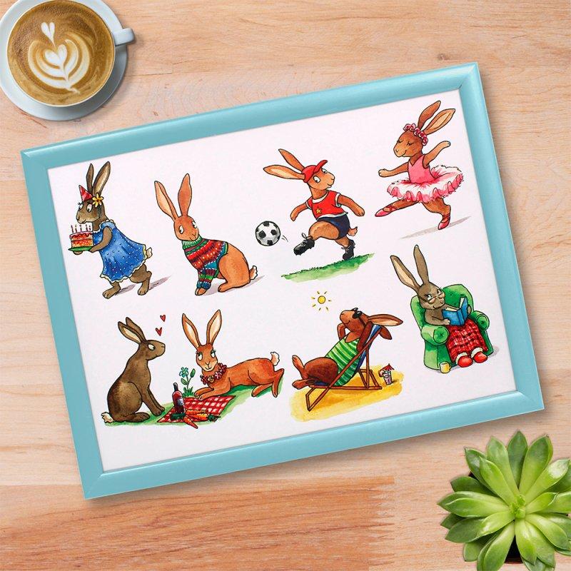 lesser & pavey HARE LAPTRAY LP74899