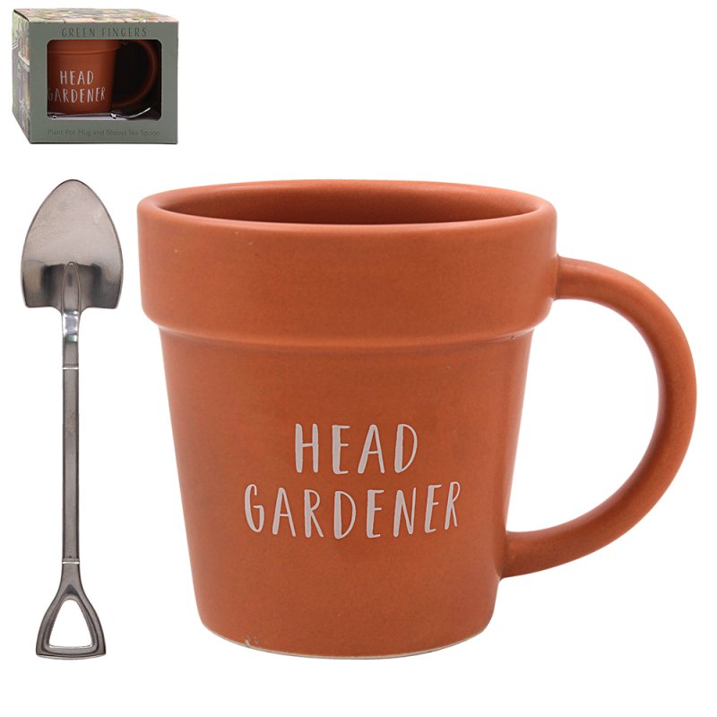 Lesser & Pavey HEAD GARDENER MUG & SPOON LP75475