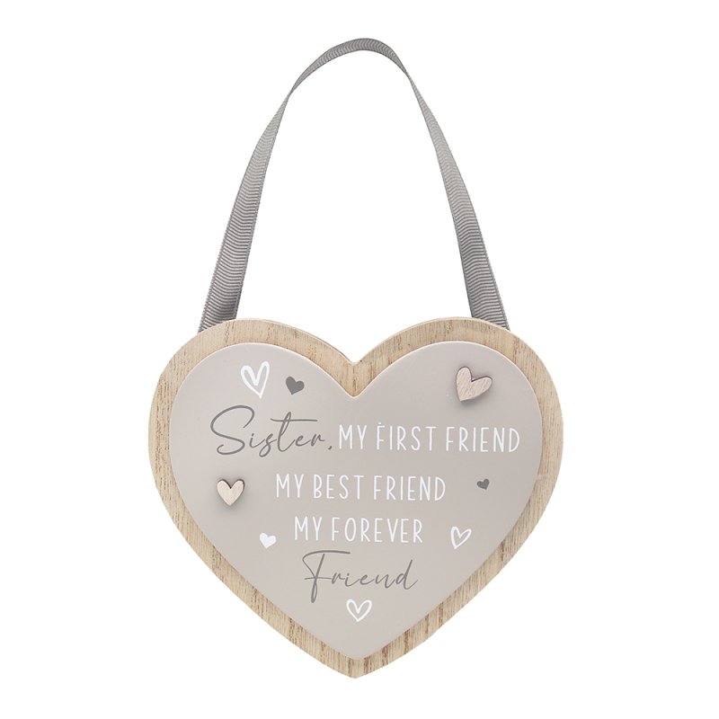 lesser & pavey HEART PLAQUE SISTER LP73486