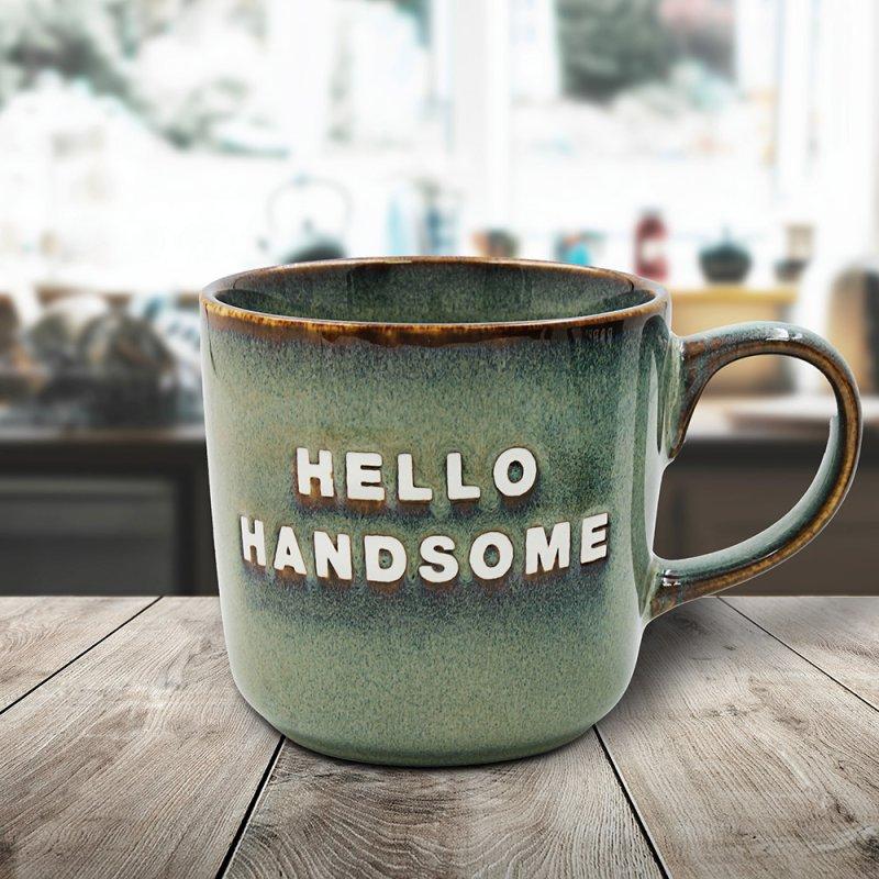 lesser & pavey HELLO HANDSOME MUG LP75505