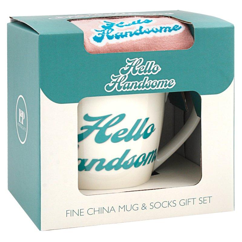 Lesser & Pavey HELLO HANDSOME SOCK GIFT SET LP96827