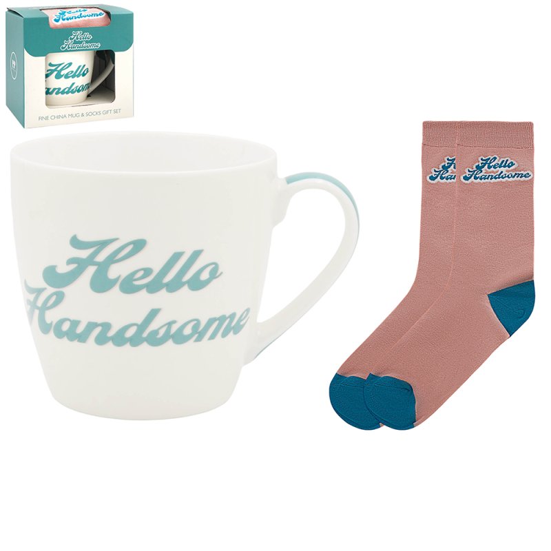 lesser & pavey HELLO HANDSOME SOCK GIFT SET LP96827
