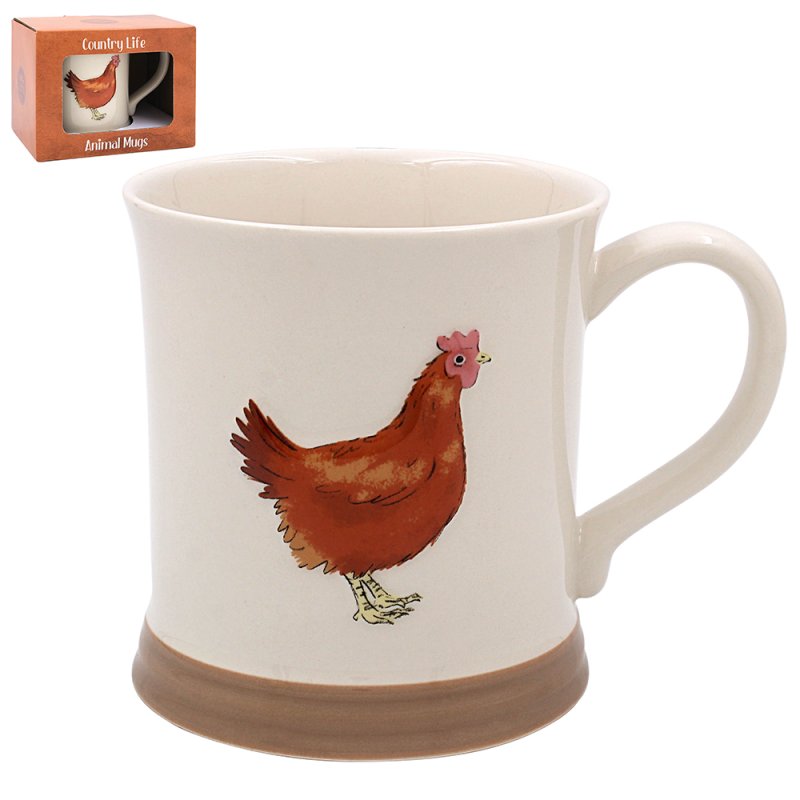 lesser & pavey HEN MUG EMBOSSED LP75117