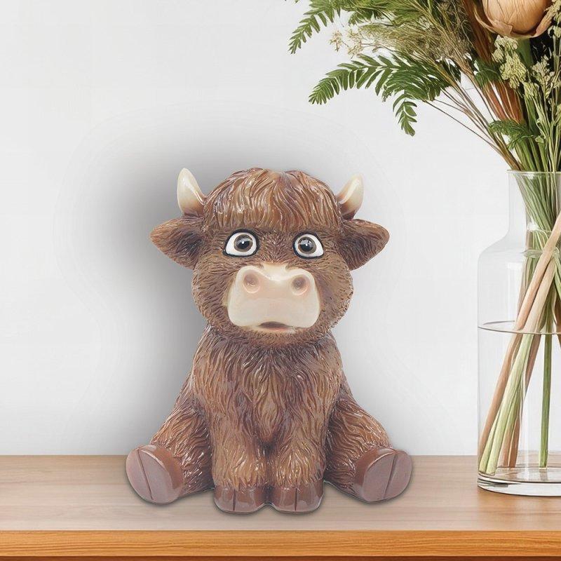 lesser & pavey HIGHLAND COW 12CM LP76234
