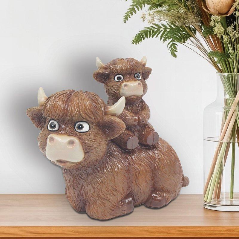 lesser & pavey HIGHLAND COW 15CM LP76236