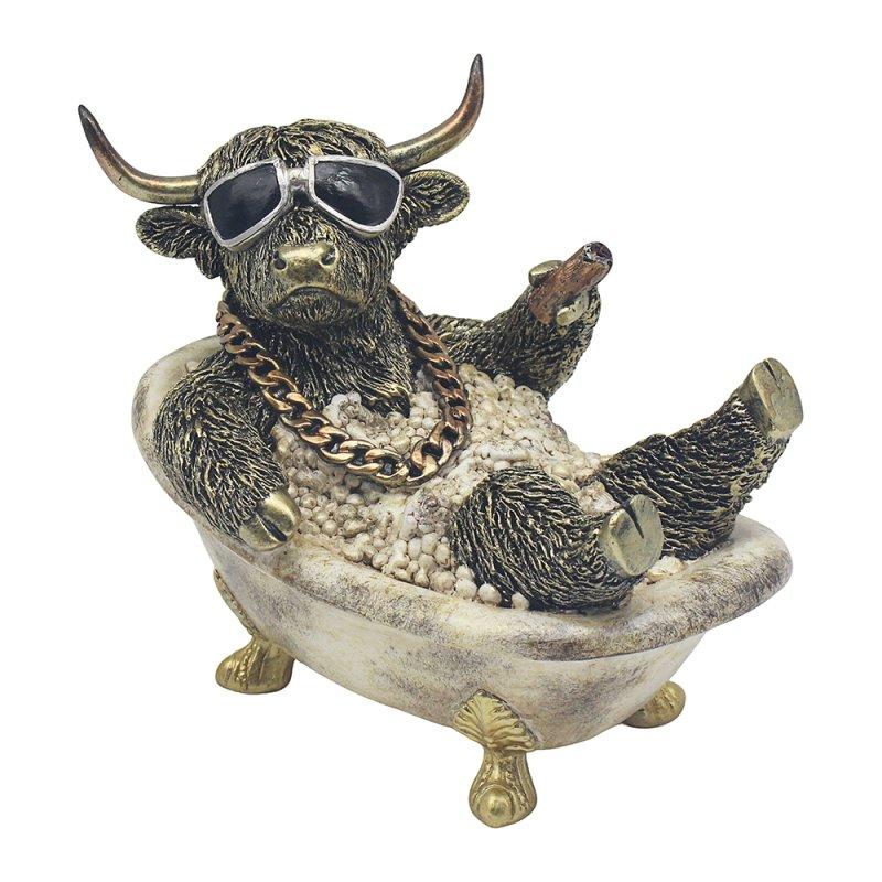 Lesser & Pavey HIGHLAND COW BATHTIME LP76449