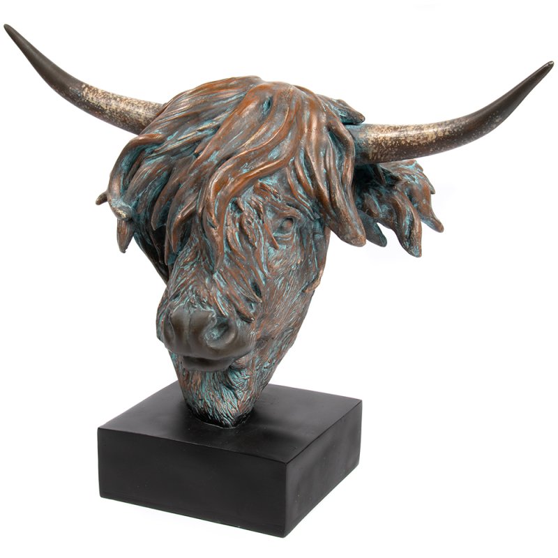 Lesser & Pavey HIGHLAND COW BUST LARGE LP76591