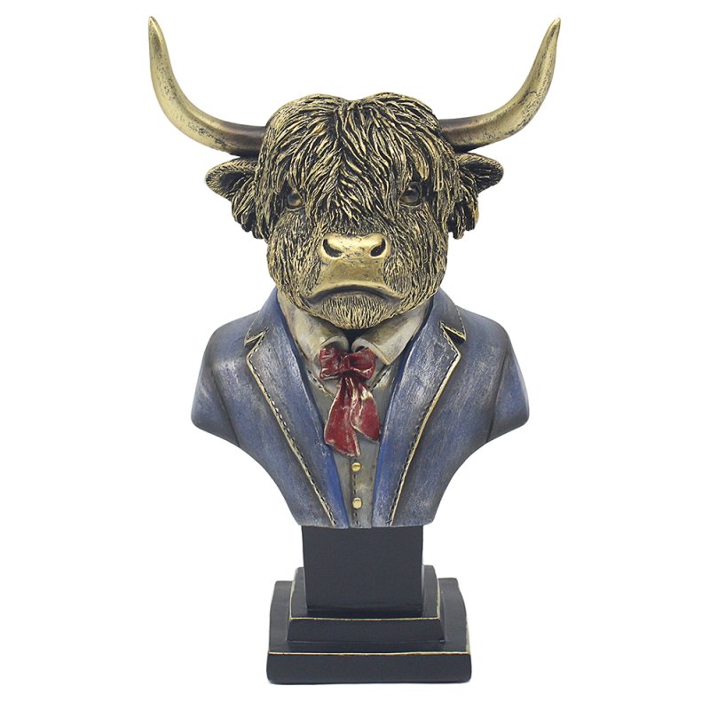Lesser & Pavey HIGHLAND COW BUST LP76268