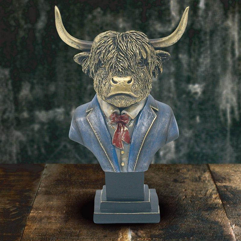lesser & pavey HIGHLAND COW BUST LP76268