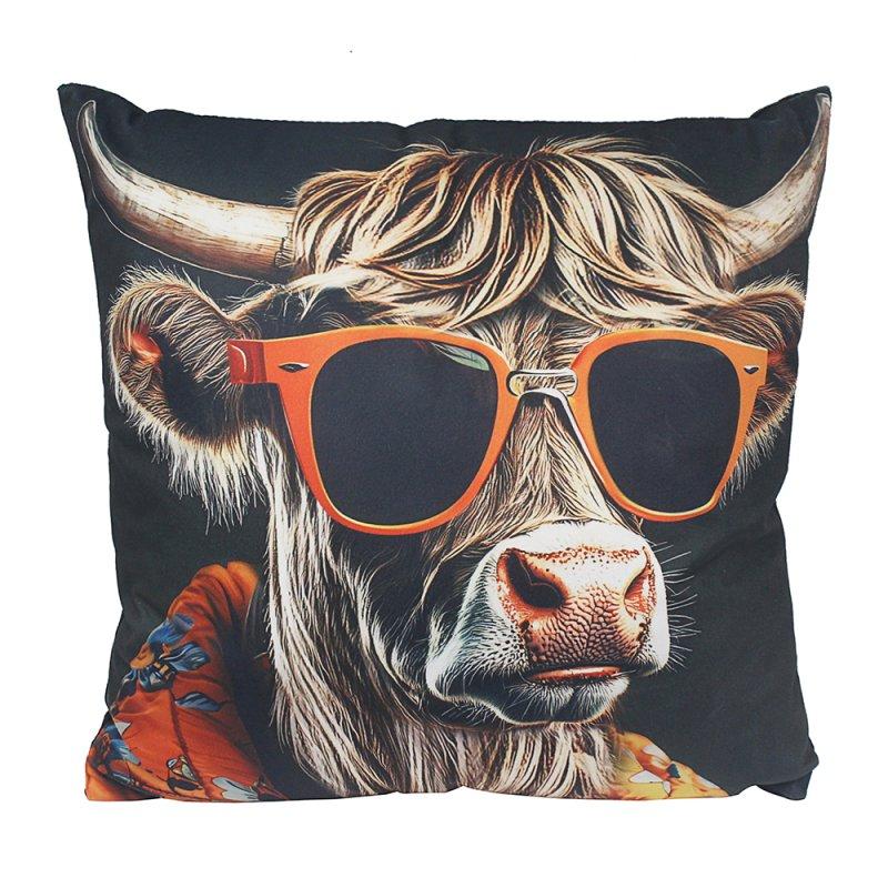 Lesser & Pavey HIGHLAND COW CUSHION LP75669