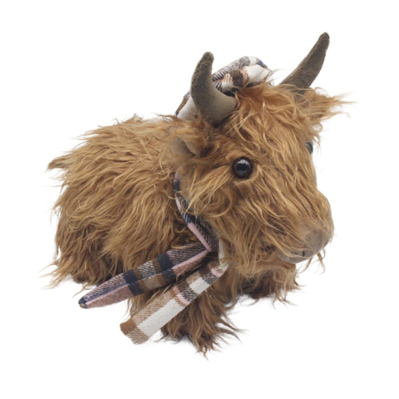 lesser & pavey HIGHLAND COW DOORSTOP CHECK LP75778