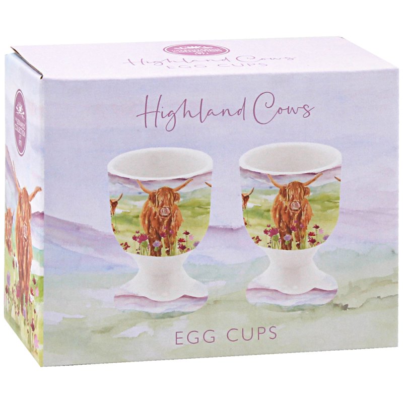Lesser & Pavey HIGHLAND COW EGG CUPS LP96767