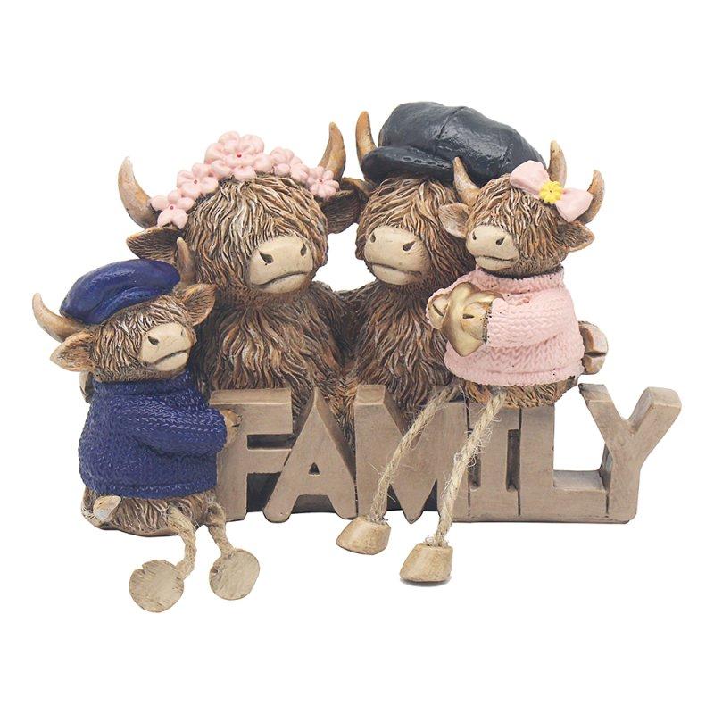Lesser & Pavey HIGHLAND COW FAMILY LP75981