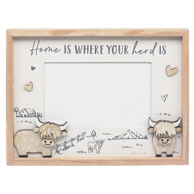 Lesser & Pavey HIGHLAND COW FRAME LP75009