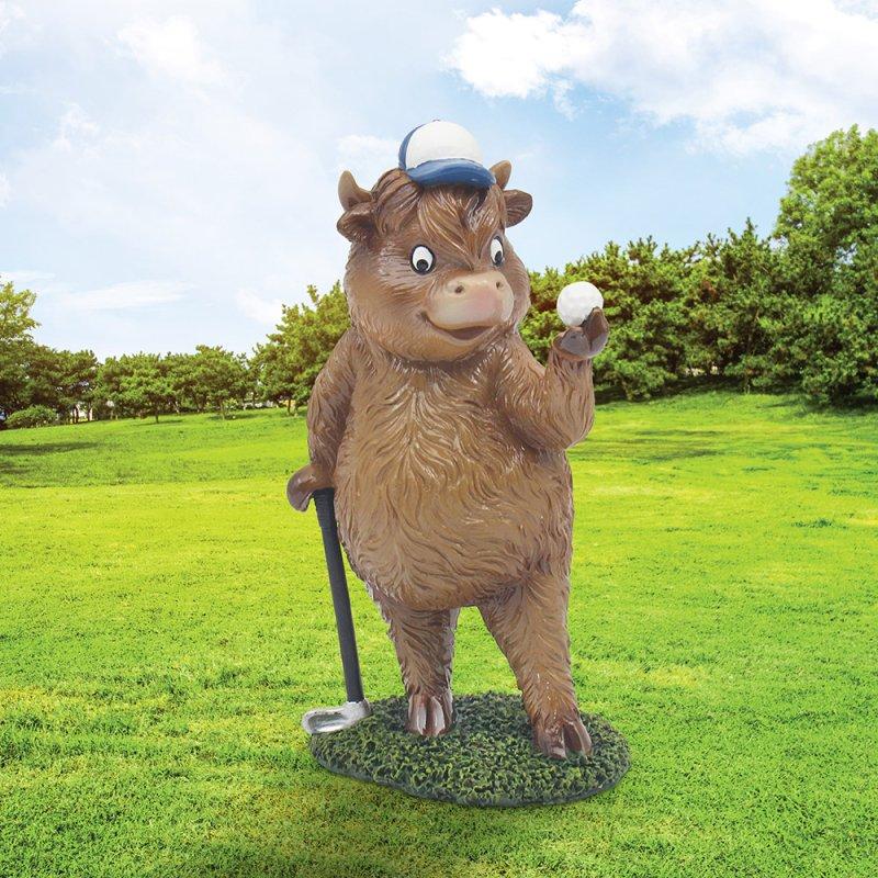 lesser & pavey HIGHLAND COW GOLF LP76266