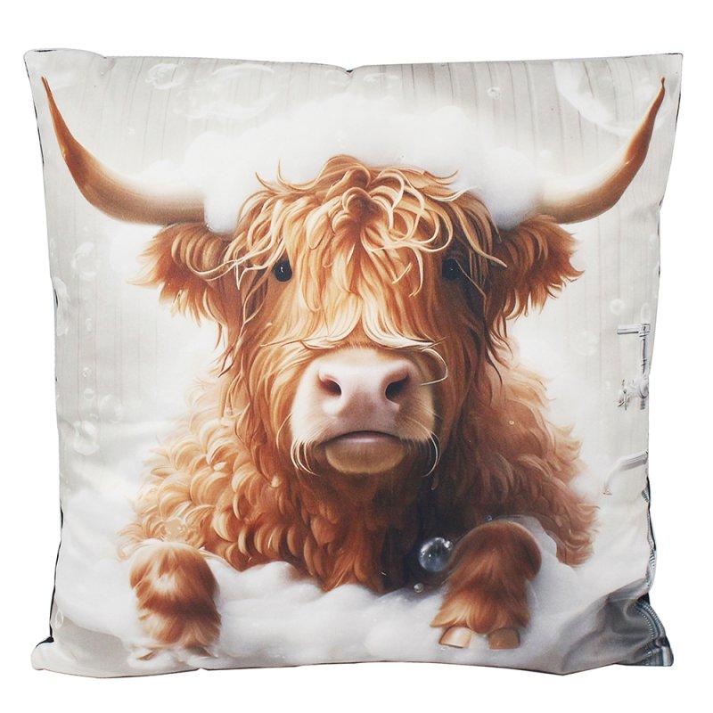 Lesser & Pavey HIGHLAND COW IN BATH CUSHION LP75671