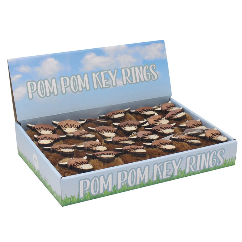 Lesser & Pavey HIGHLAND COW KEYRING LP75363